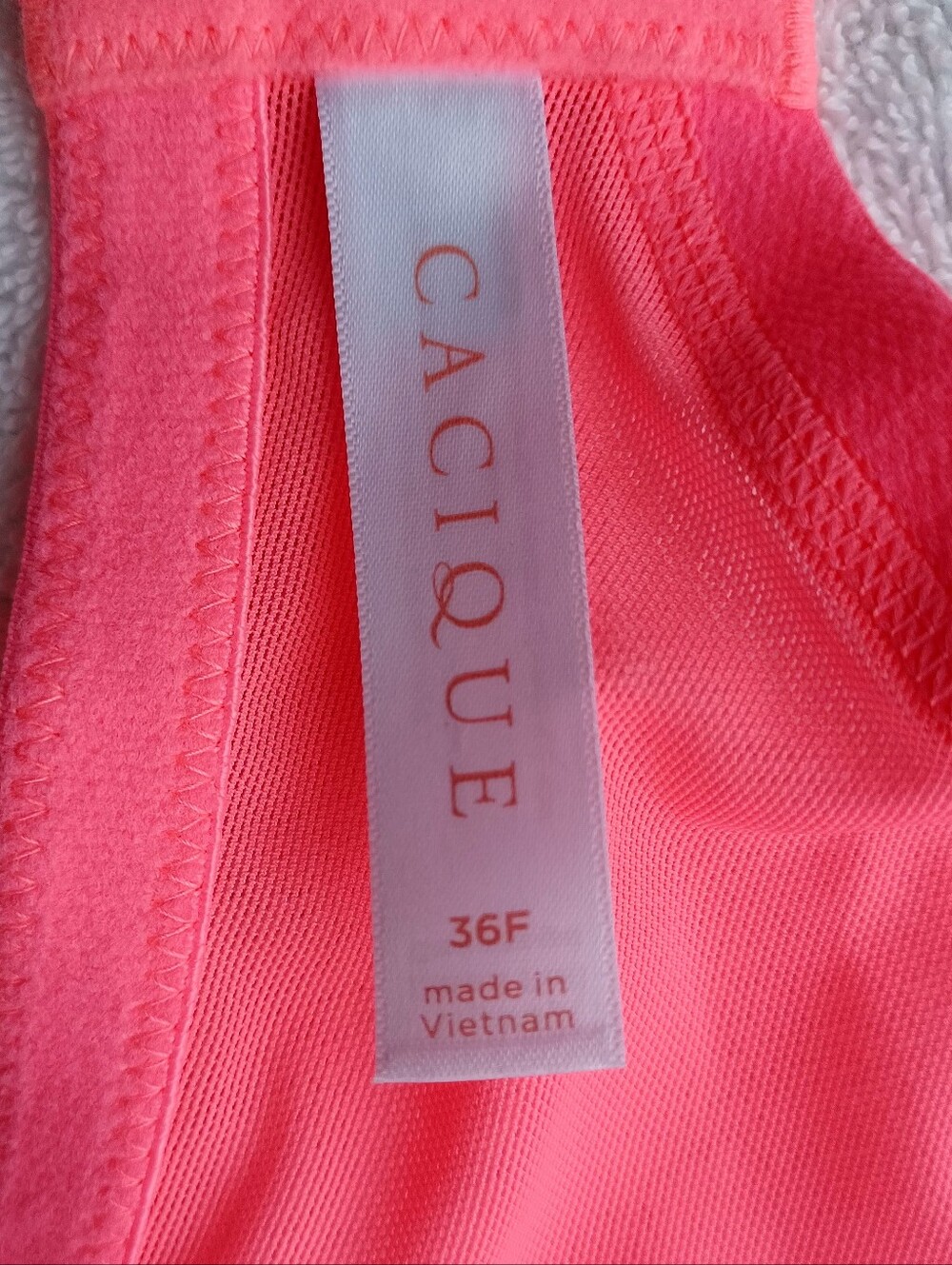 Cacique Lace Underwire Bra, Size 36F - Picture 16 of 16
